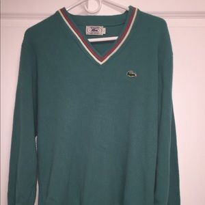 Lacoste v-crewneck sweater